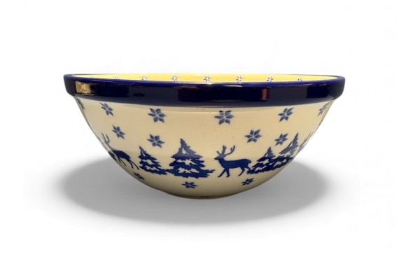 057 Bunzlau Nest Schaal 1931X Ø 20 cm Kerst